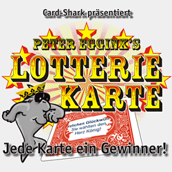 Lottery Card von Peter Eggink – Rubbel-Vorhersage auf der Kartenrückseite
