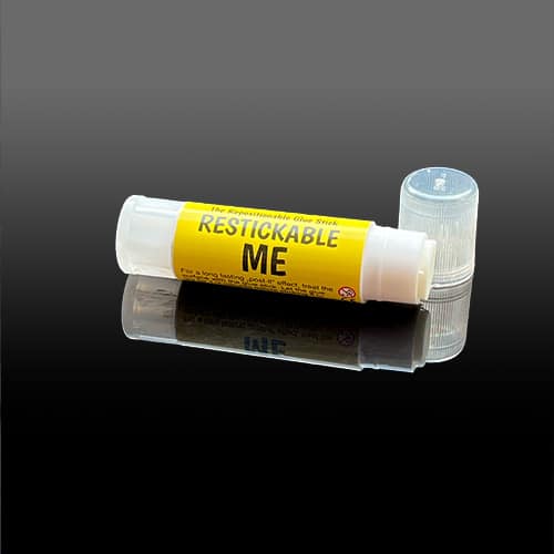 ReStickable Me – Removable Glue Stick for Magicians by Card-Shark ReStickable Me removable glue stick for magicians – perfect for gimmick creation and temporary magic setups