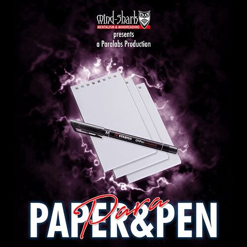 Parapaperpen.jpg Para Paper & Pen - 3 Replacement Sheets and Pen - Image 1