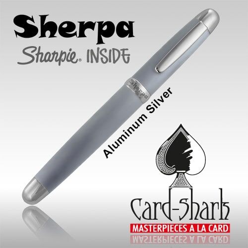 Sherpa-Silver-Alu.jpg Sherpa Pen - Aluminum Natural Silver - Image 1